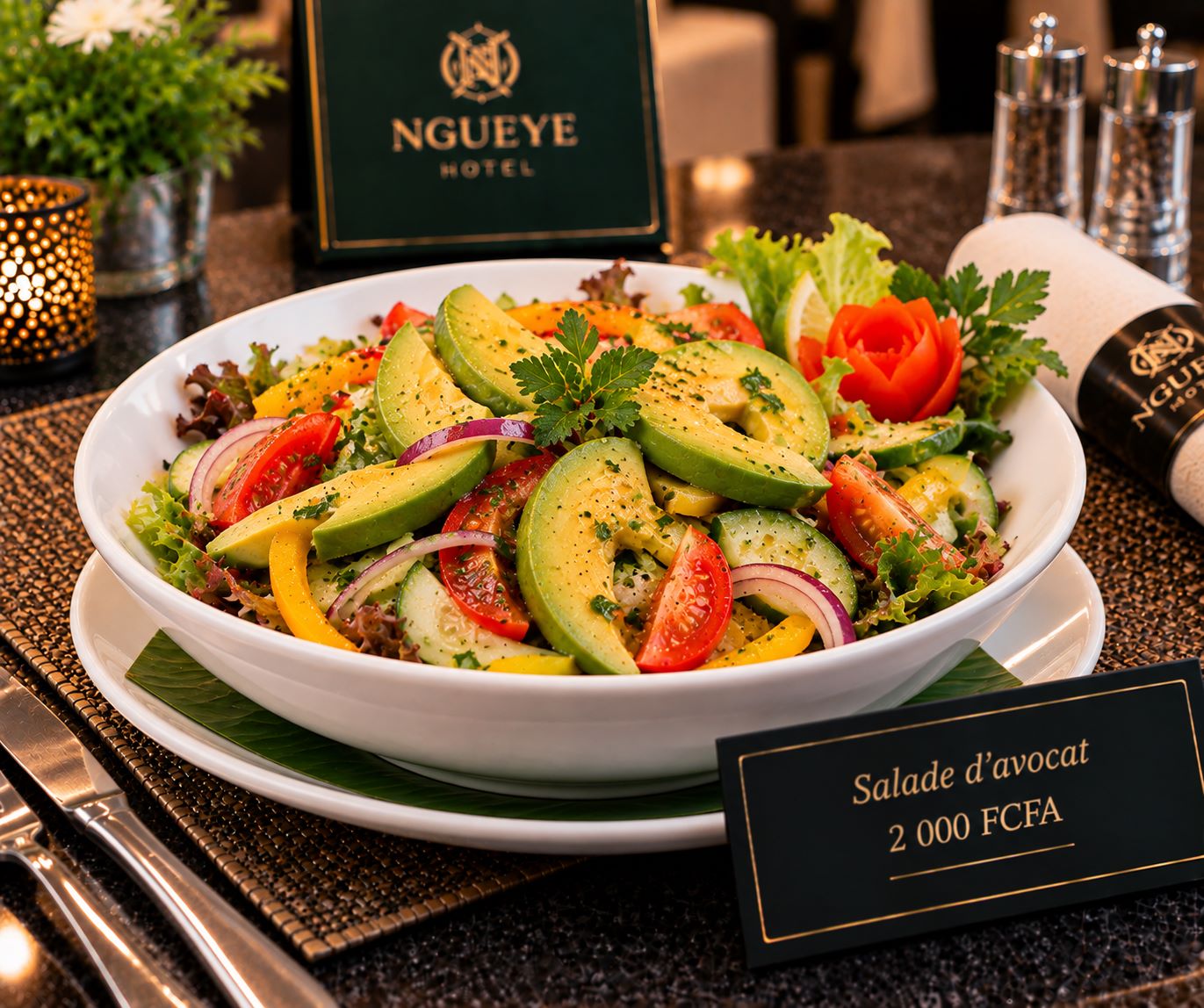 Salade d'avocat